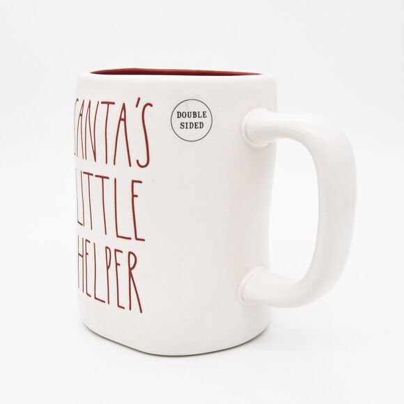 Rae Dunn Christmas Mug, Santa's Little Helper Elf Mug, 16oz Ceramic Coffee Cup - Picture 6 of 10